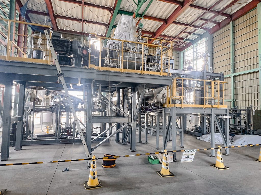 Agilyx chemical recycling technology modules assembled at Toyo Styrene's facility in Japan